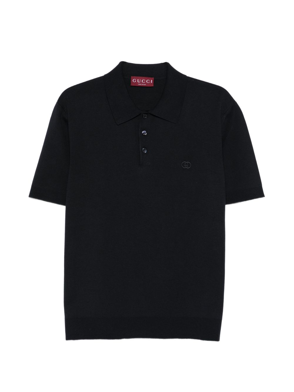 Silk cotton polo shirt with embroidery 853378 XKFDL4255 GUCCI 