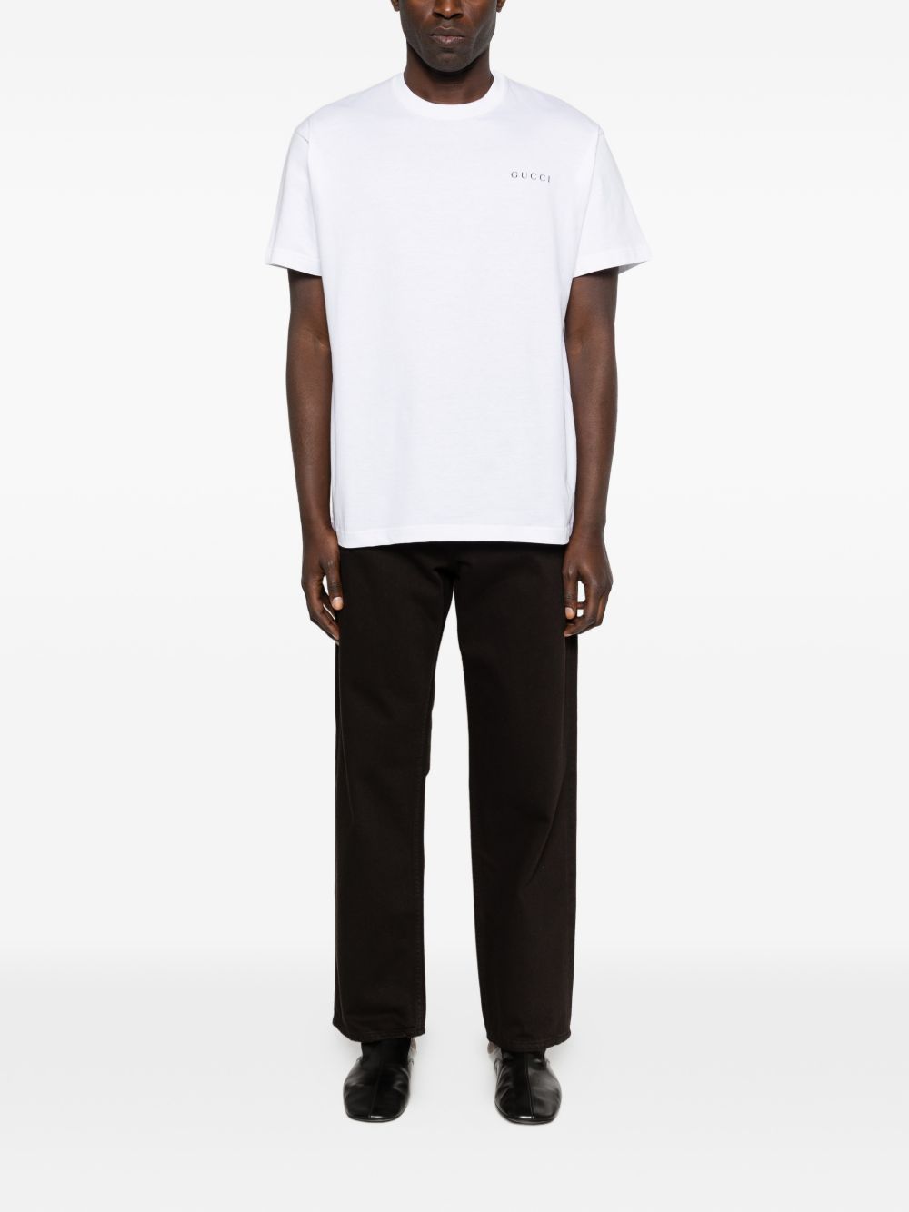 Cotton jersey T-shirt with print 855021 XJHQK9051 GUCCI 