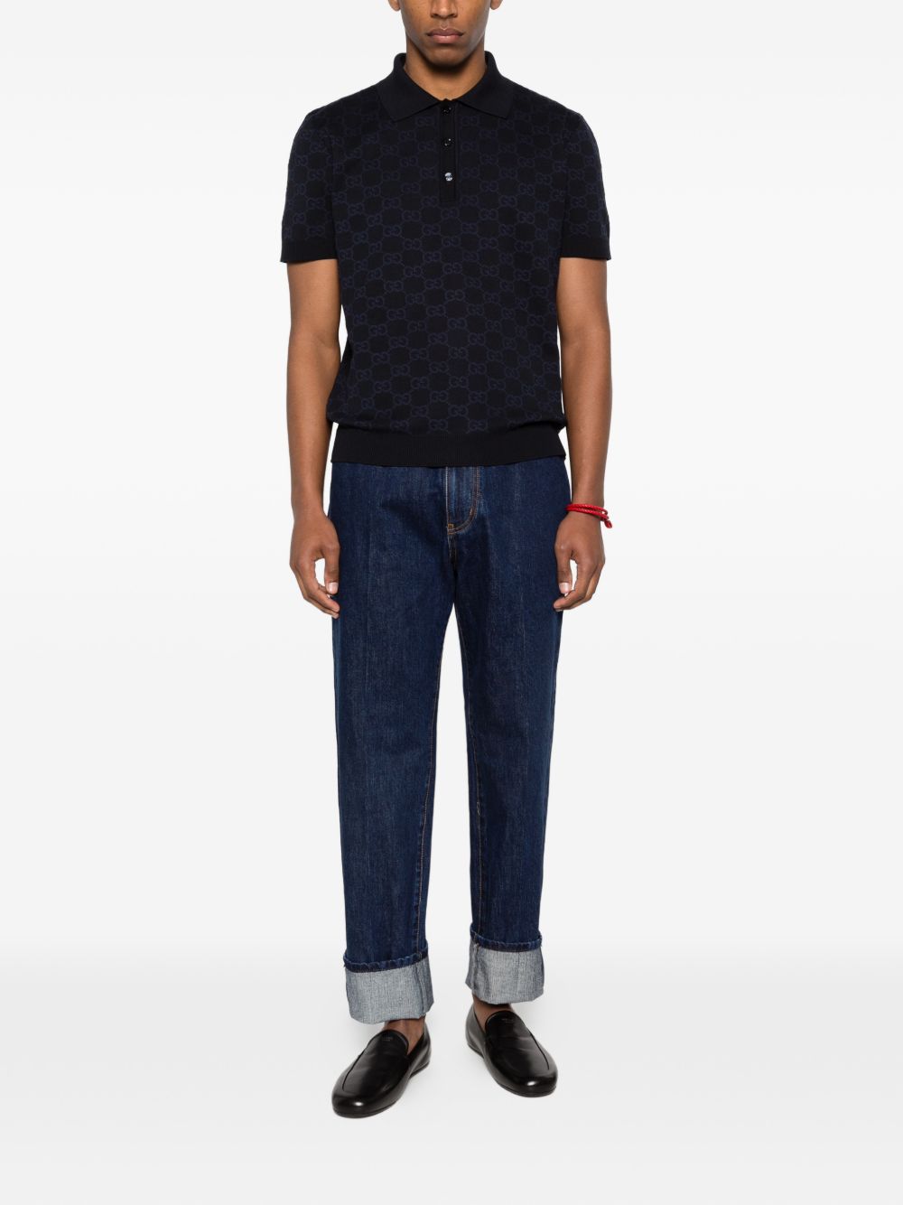 GG cotton silk jacquard polo shirt 855058 XKFEN4588 GUCCI 