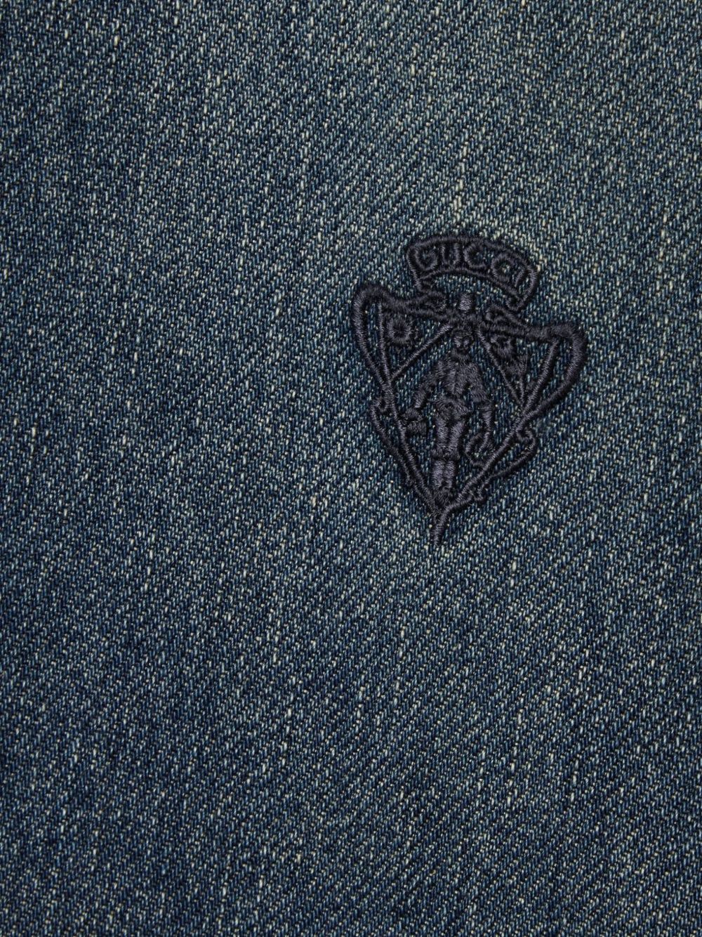 Washed certified cotton denim shirt 860842 XDDFW4011 GUCCI 