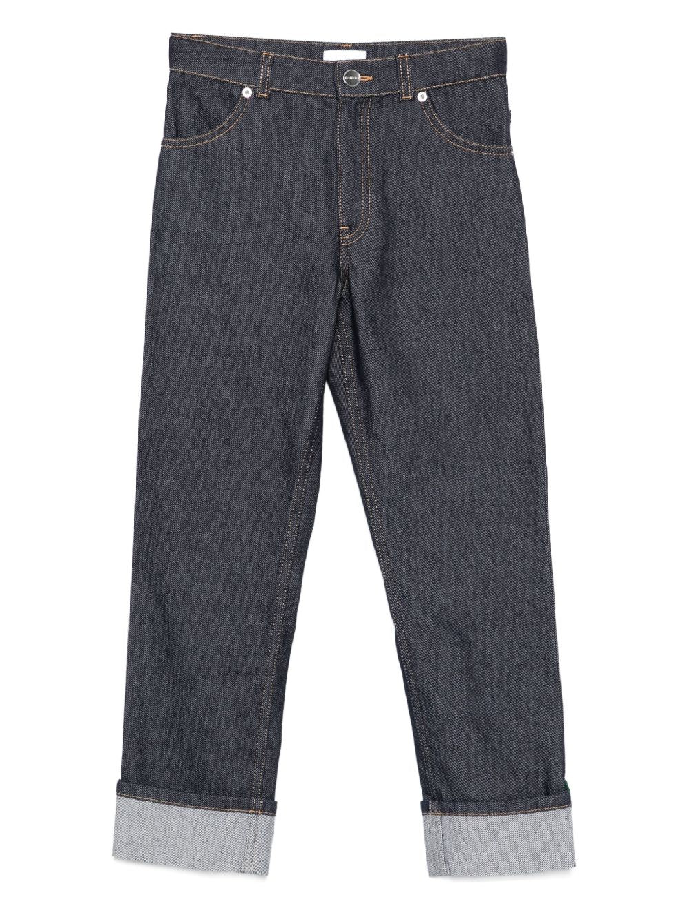 Children's denim pants with Web 826644 XDDCE4759 GUCCI KIDS 