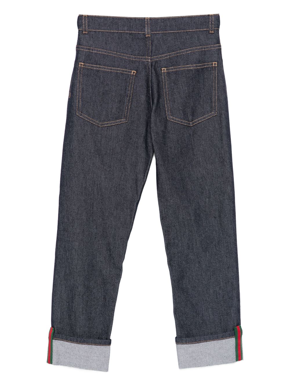 Children's denim pants with Web 826644 XDDCE4759 GUCCI KIDS 