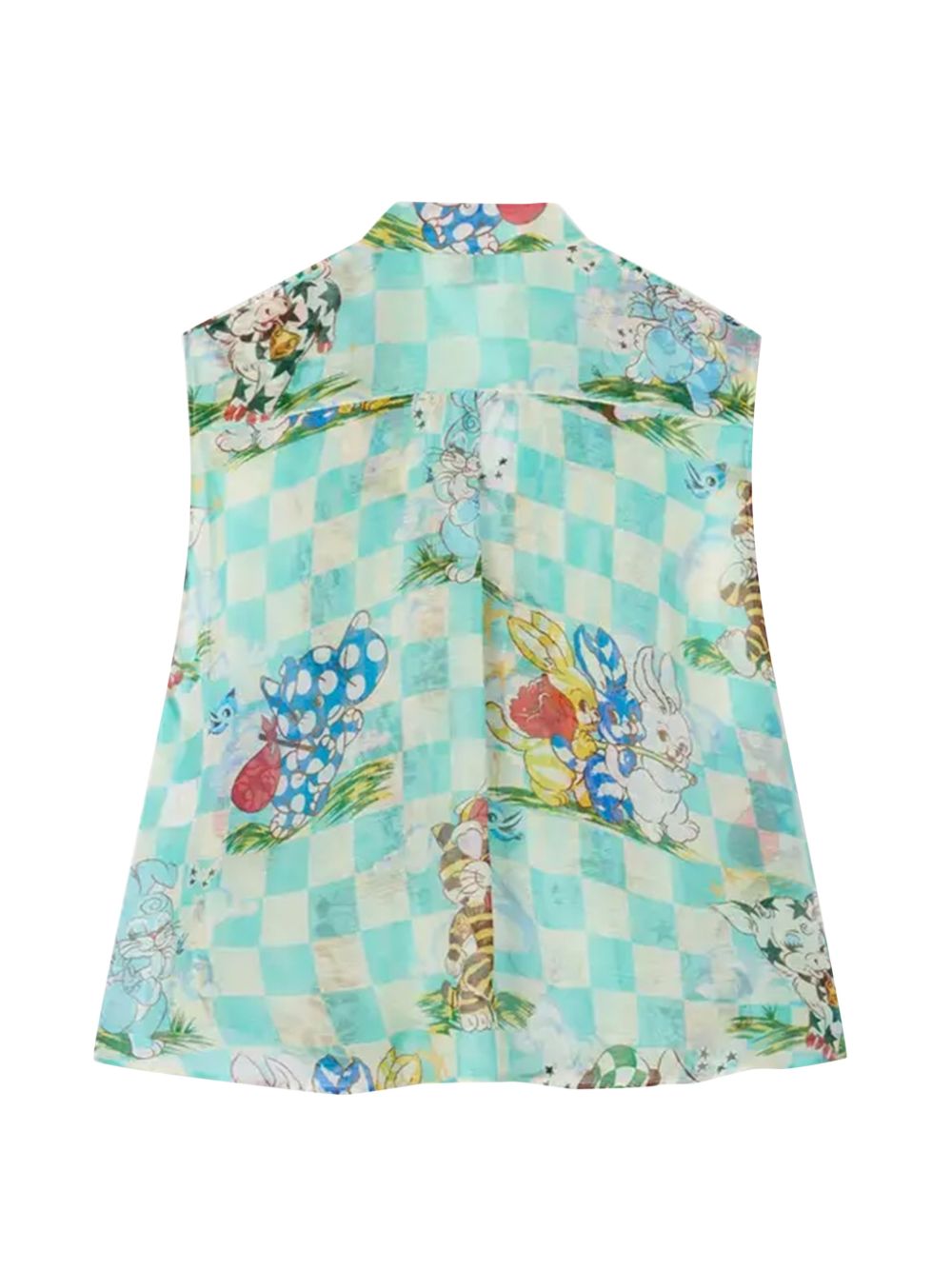 blouse with a wrap-style closure FG52TO2399E1 60 KENZO 