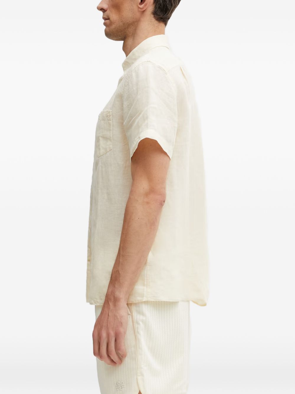Short-sleeved linen shirt CH5699 056 LACOSTE 