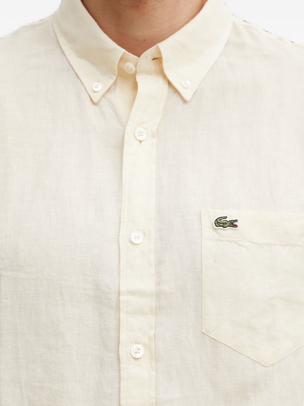 Short-sleeved linen shirt CH5699 056 LACOSTE 
