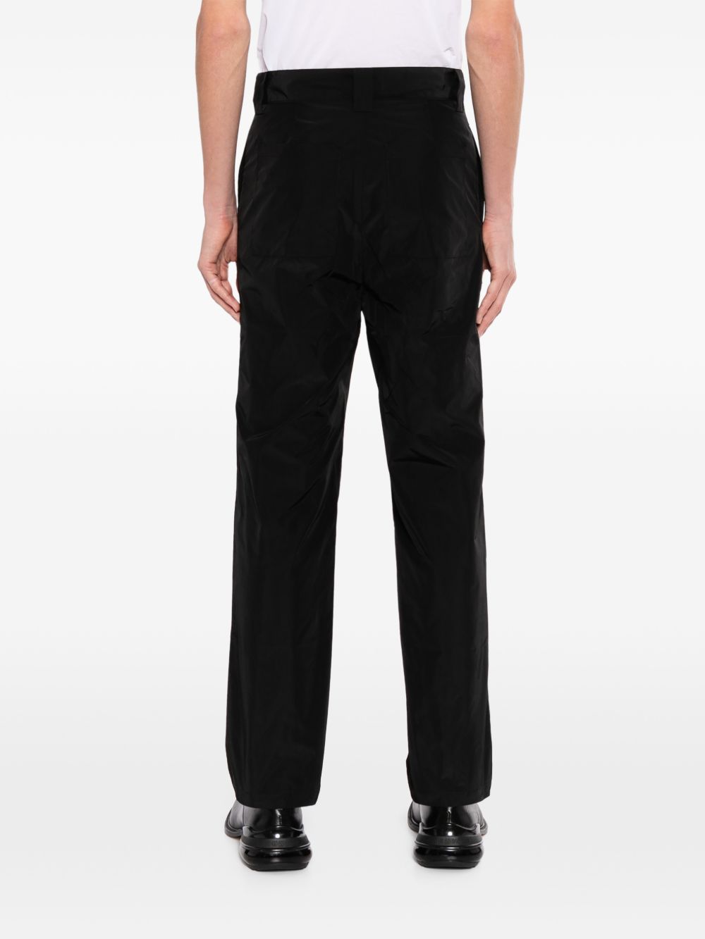 Straight fitted active pants MB102 BLACK LII 
