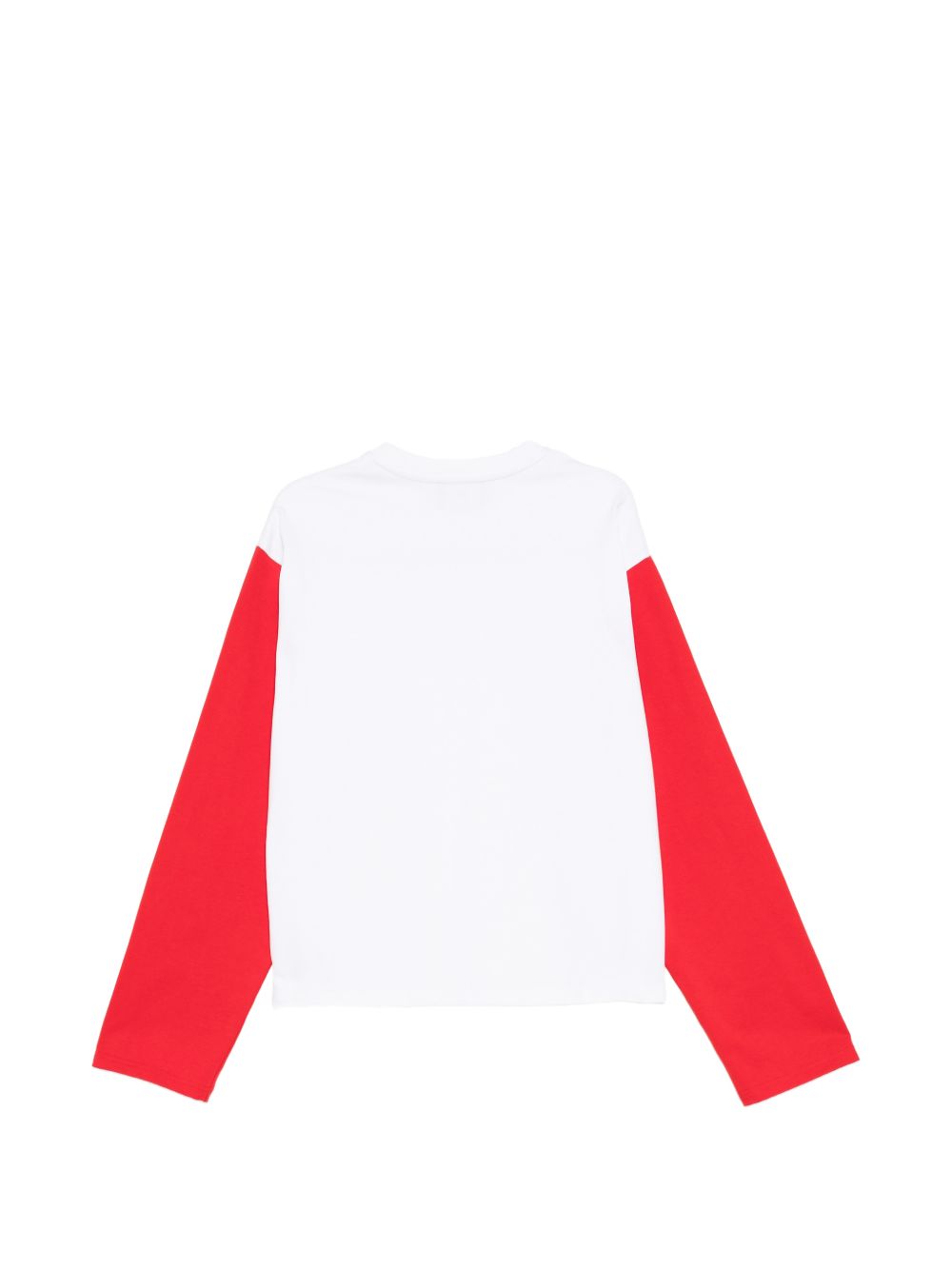 Contrast long-sleeves T-shirt MT101 WHITE/RED LII 