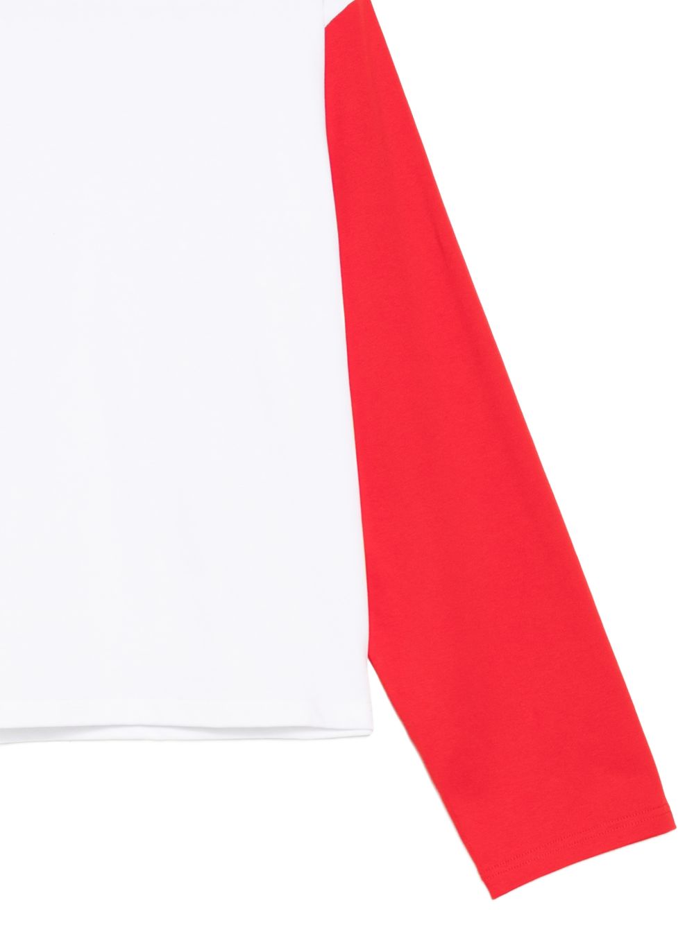 Contrast long-sleeves T-shirt MT101 WHITE/RED LII 