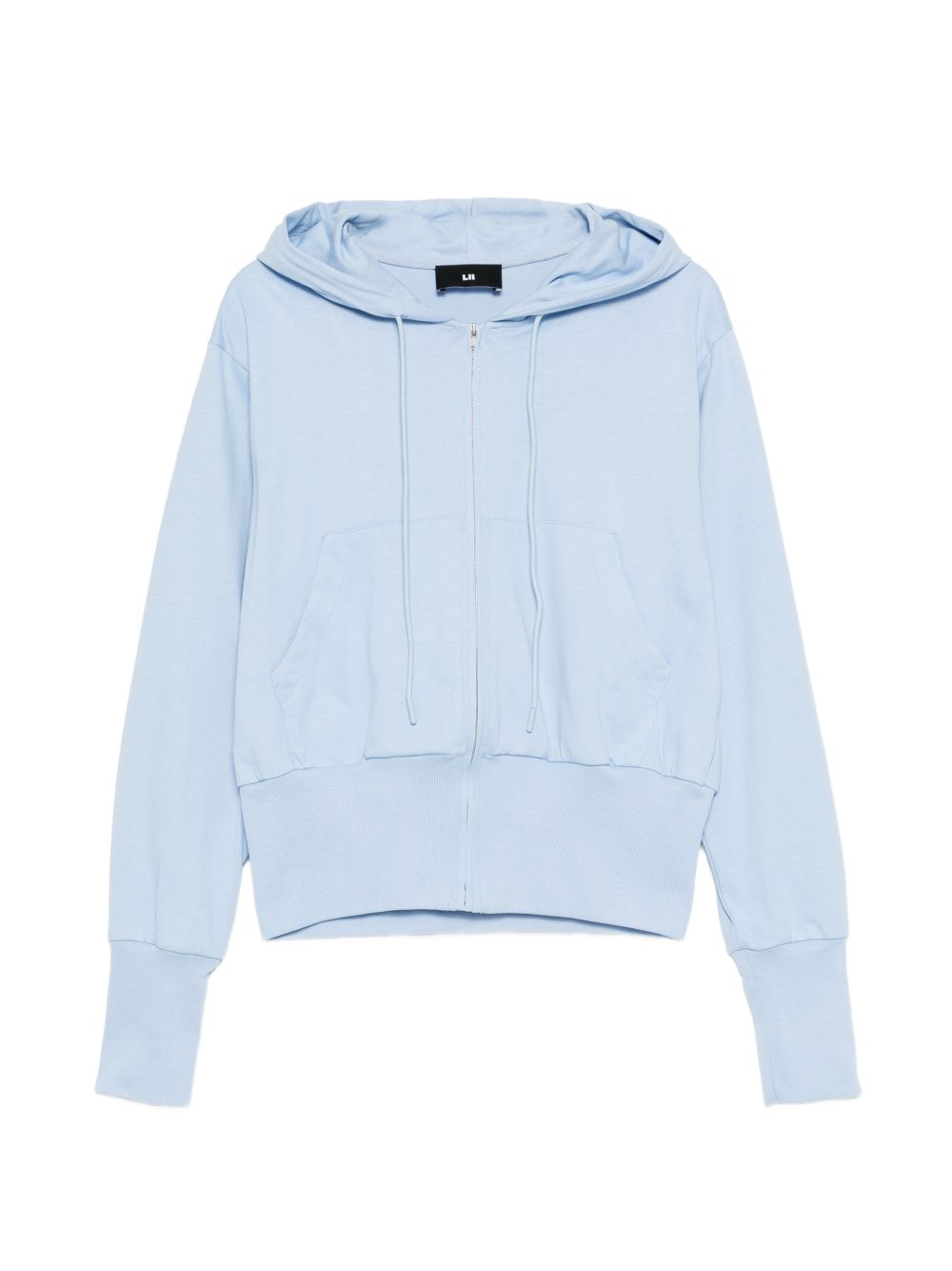 Wide band zip-up hoodie UO101 BLUE LII 