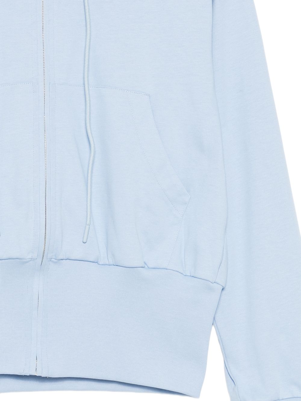 Wide band zip-up hoodie UO101 BLUE LII 