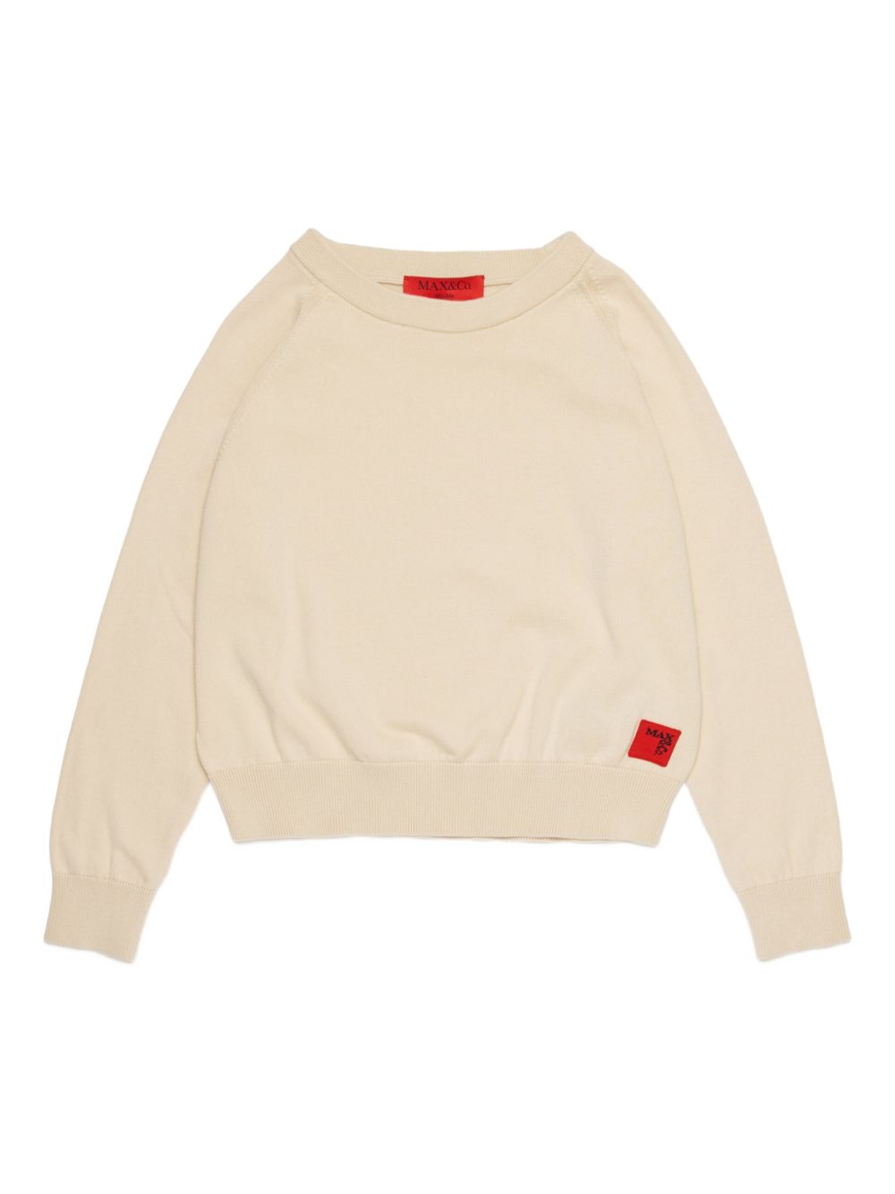 Logo crew-neck sweater MX0295 MX00XMX105 MAX & CO KID 