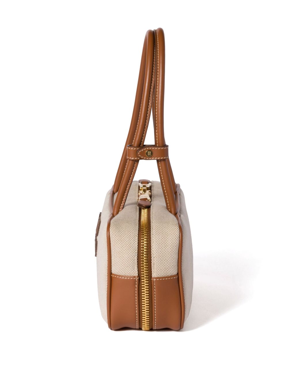 Beau canvas and leather bag 5BB173ACRN V-OWMF062F MIU MIU 