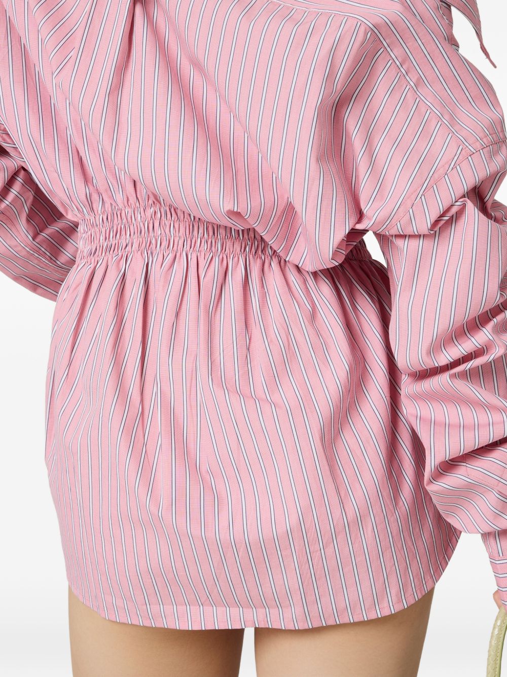 Striped poplin dress MF6125180U S-OOOF0028 MIU MIU 