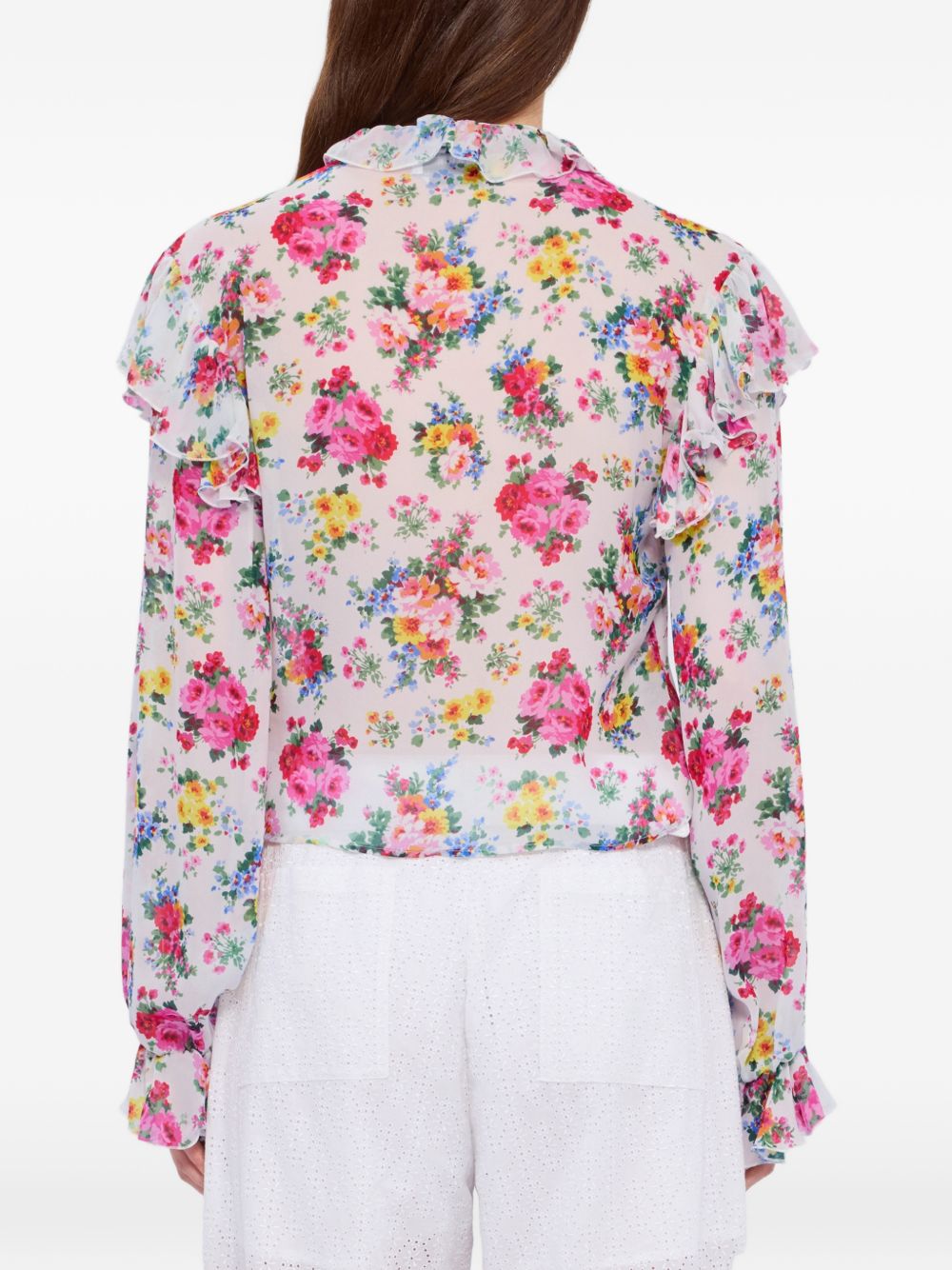 Blouse with ruffles 4041MDM12 26715201 MSGM 