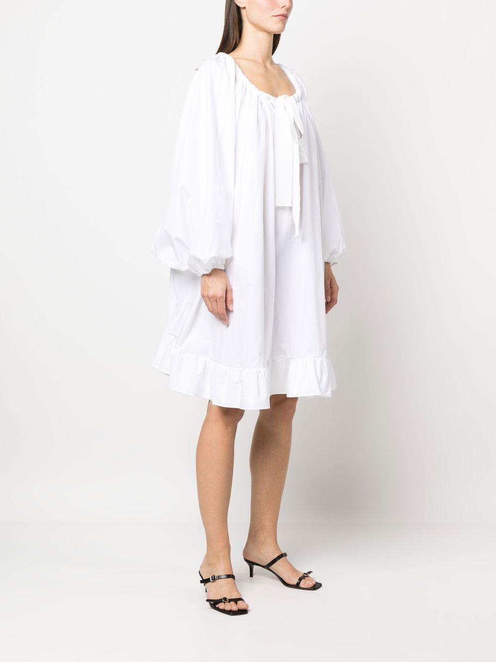 tie-neck peplum dress DR1080017 001W PATOU 
