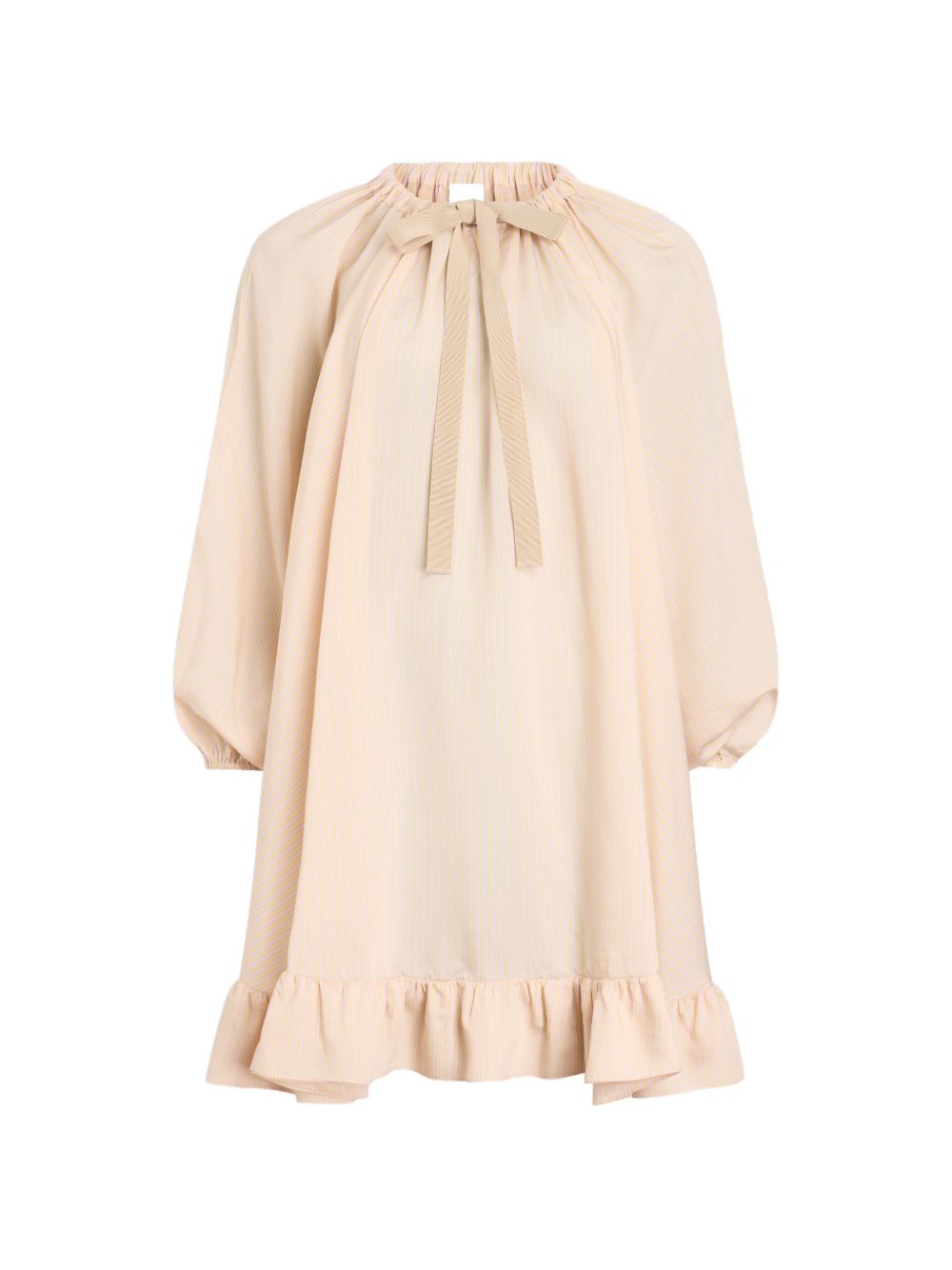 striped-pattern tie-neck mini dress DR1080251 5971 PATOU 