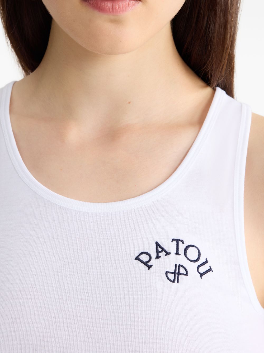 logo-print tank top JE2109994 001W PATOU 