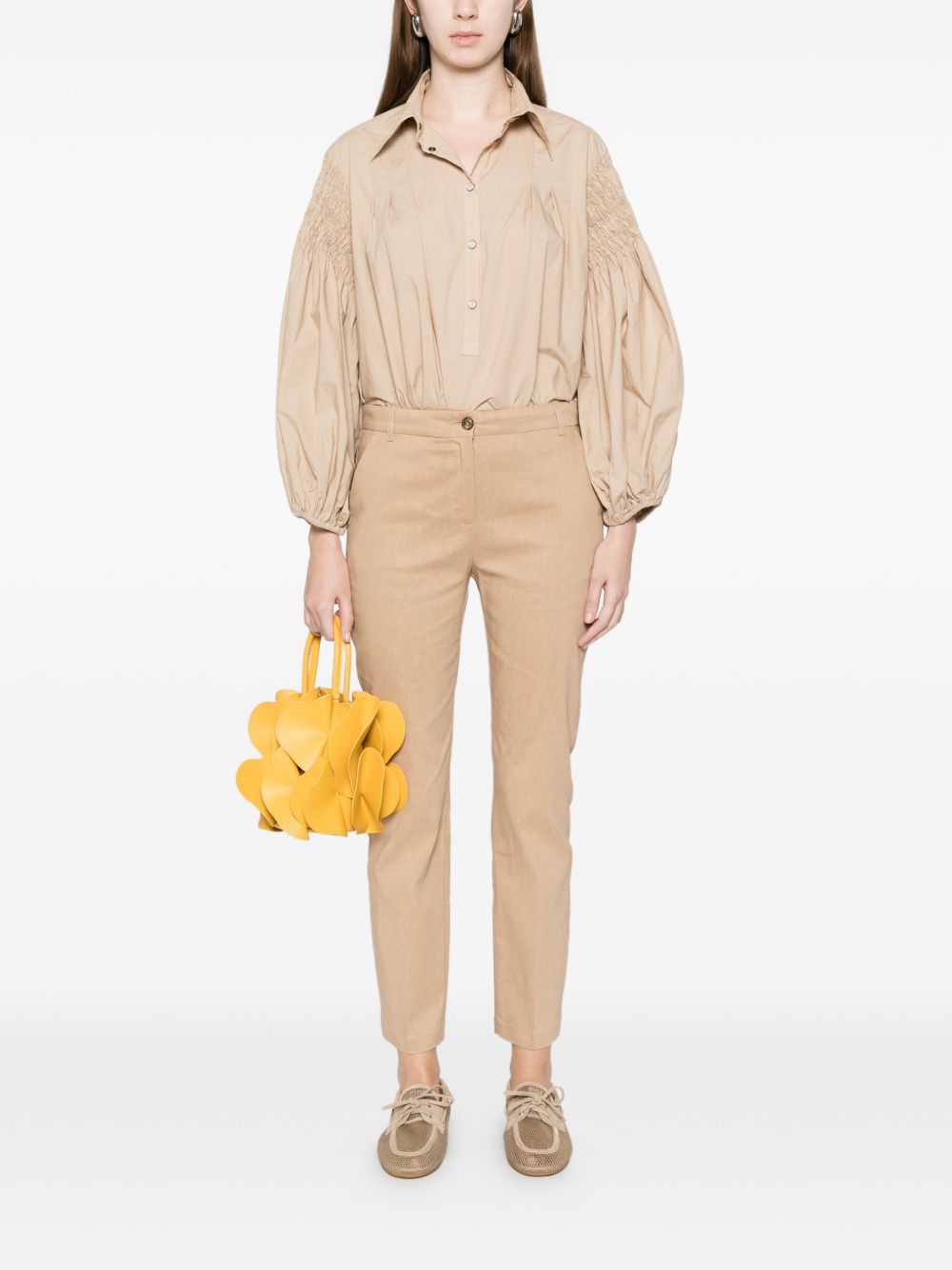 Bello cropped trousers 100155 A34ID41 PINKO 
