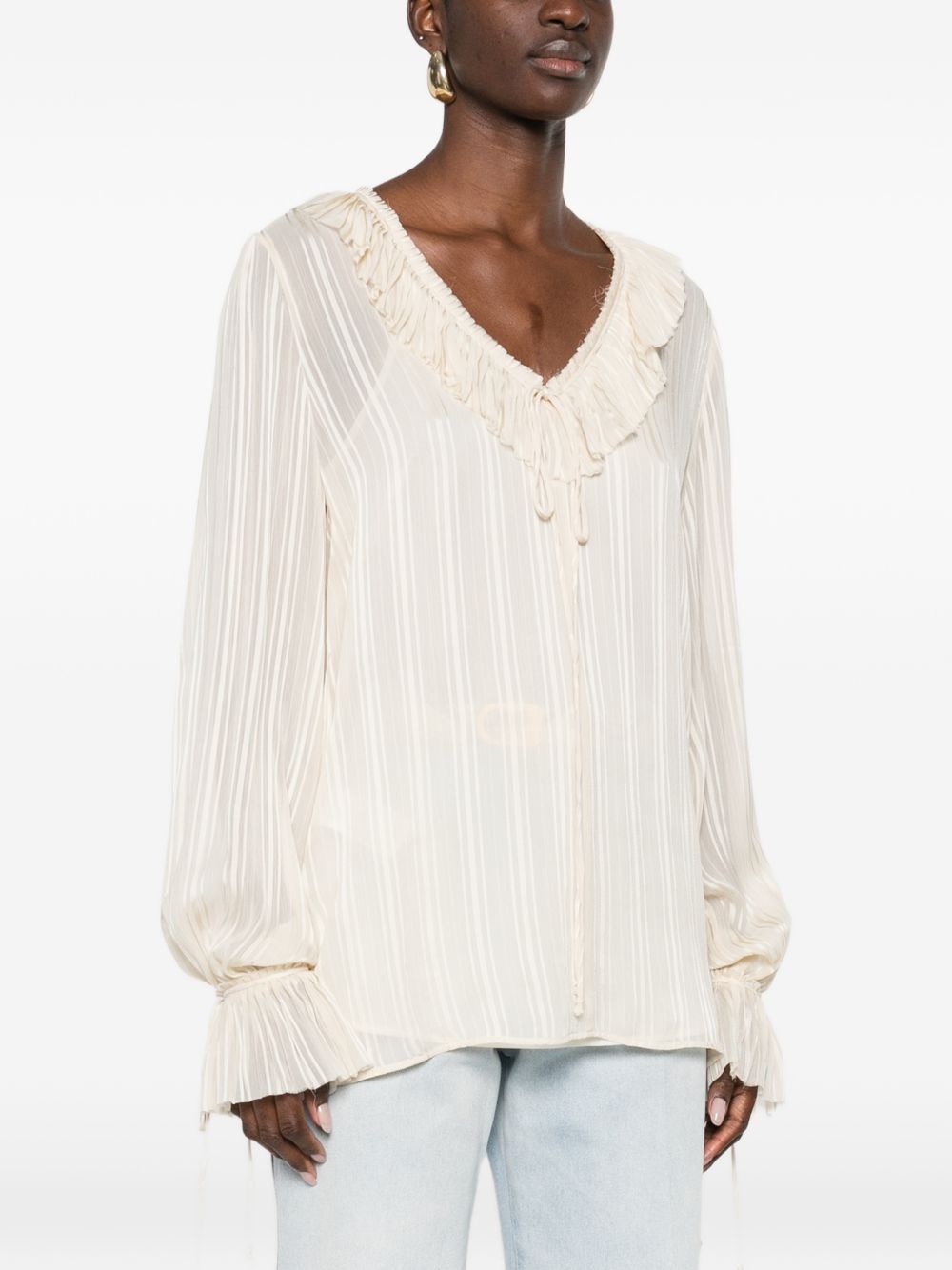Biddy blouse with ruffles 106276 A373C00 PINKO 