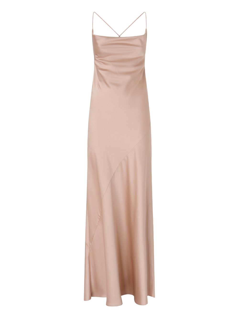 Long slip dress in satin 106587 A1Y5Q35 PINKO 