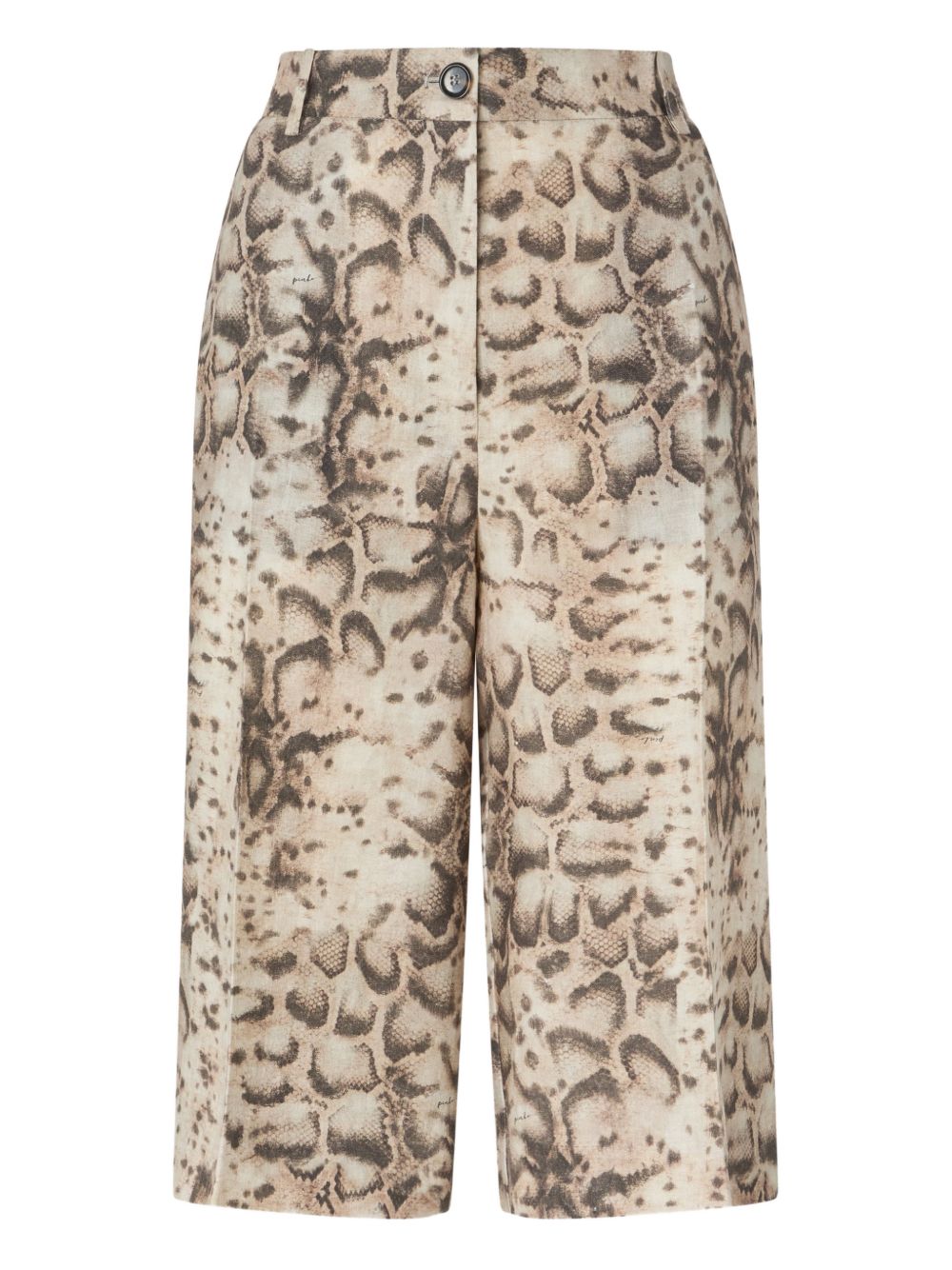 Bermuda shorts with snake print 106870 A3BLCZ9 PINKO 