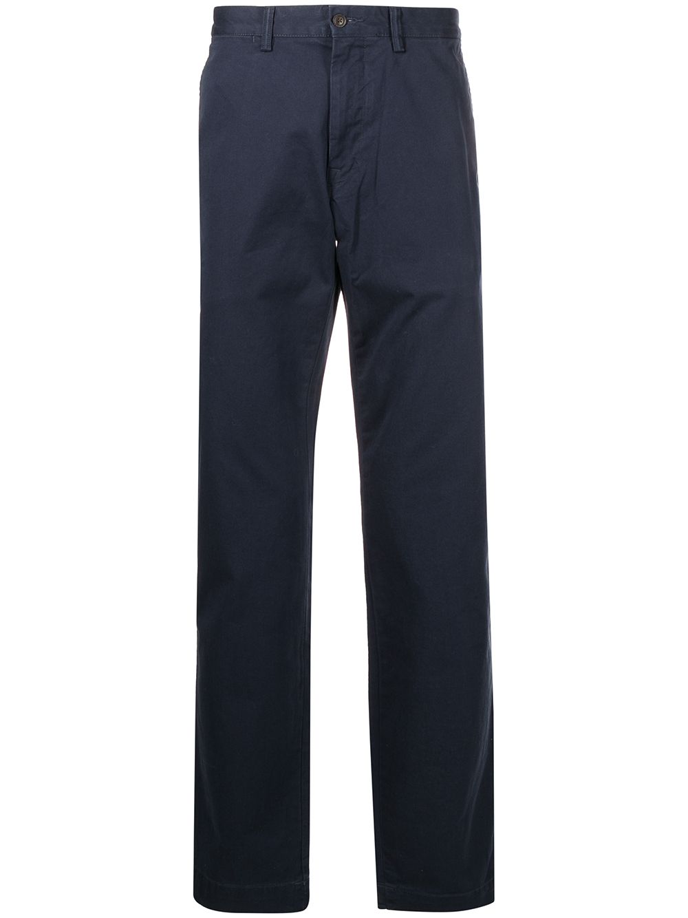 logo-patch straight-leg trousers 710778778002 INK POLO RALPH LAUREN 