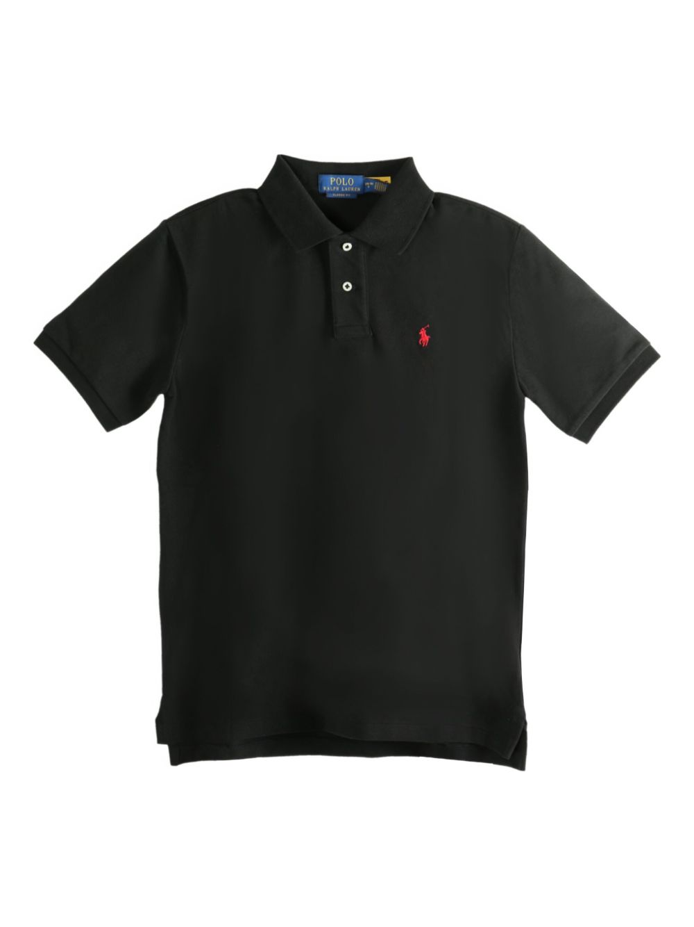 polo shirt 323603252001 POLO BLACK POLO RALPH LAUREN KIDS 