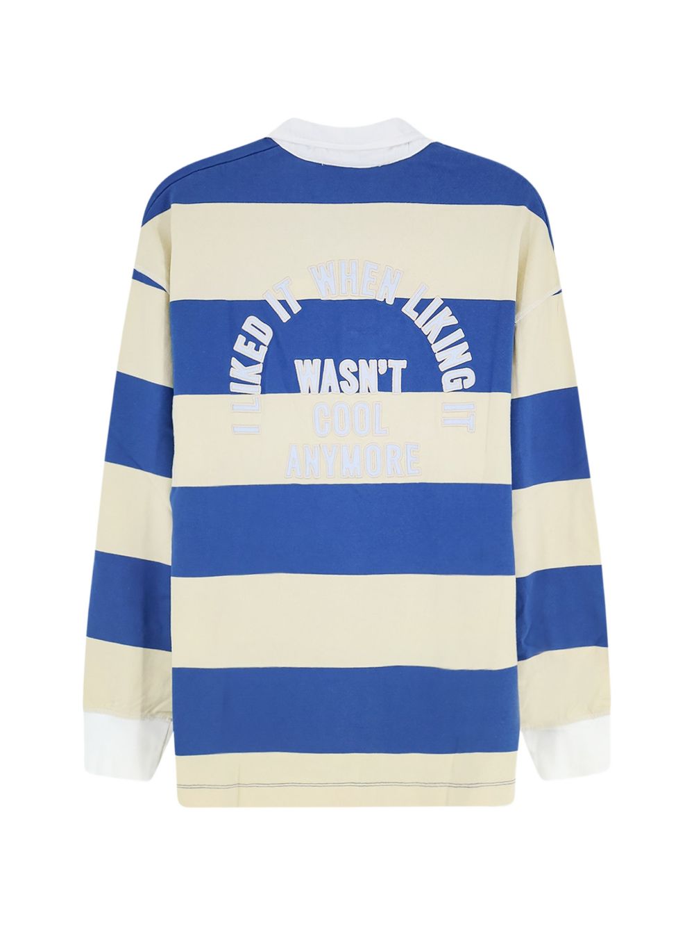 Striped long-sleeve polo shirt H18002020S2615078 LEMON/AZURE POMPEII 