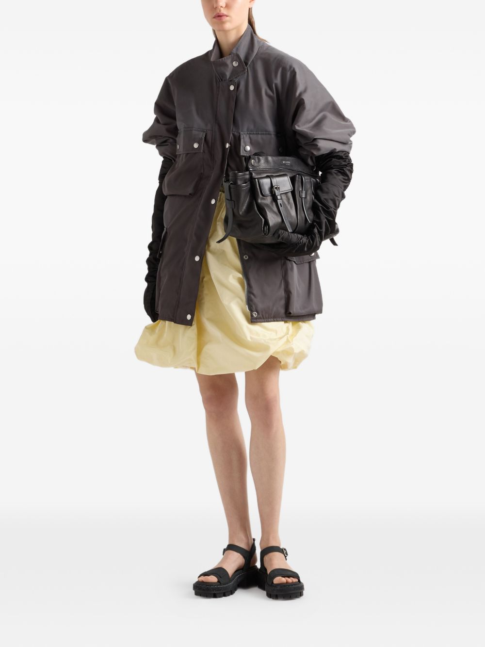 Washed re-nylon rain jacket 29236219YE S-OOOF0112 PRADA 