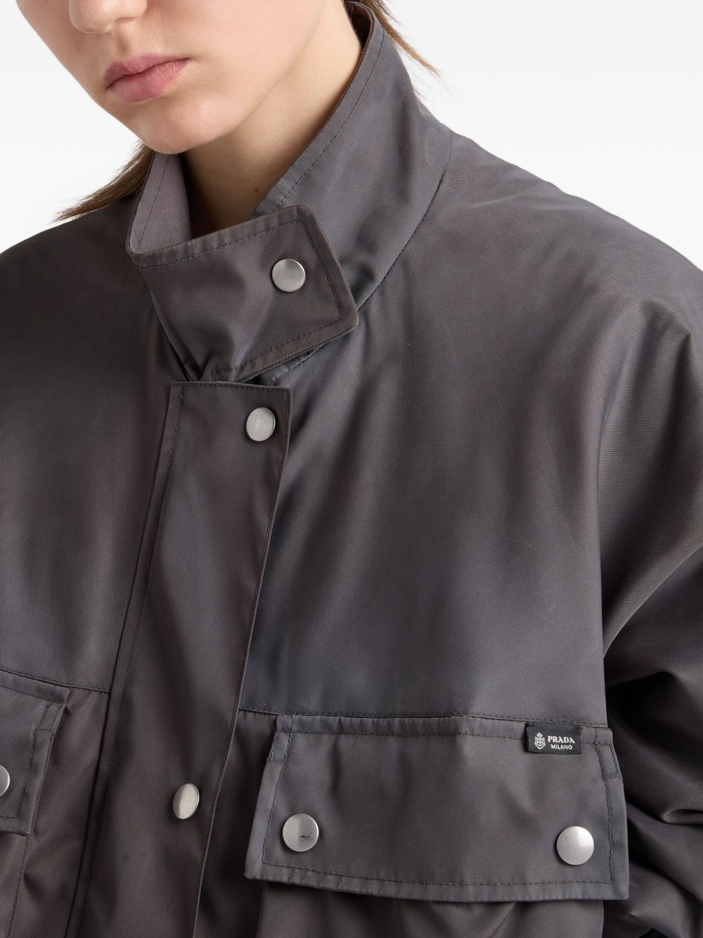 Washed re-nylon rain jacket 29236219YE S-OOOF0112 PRADA 