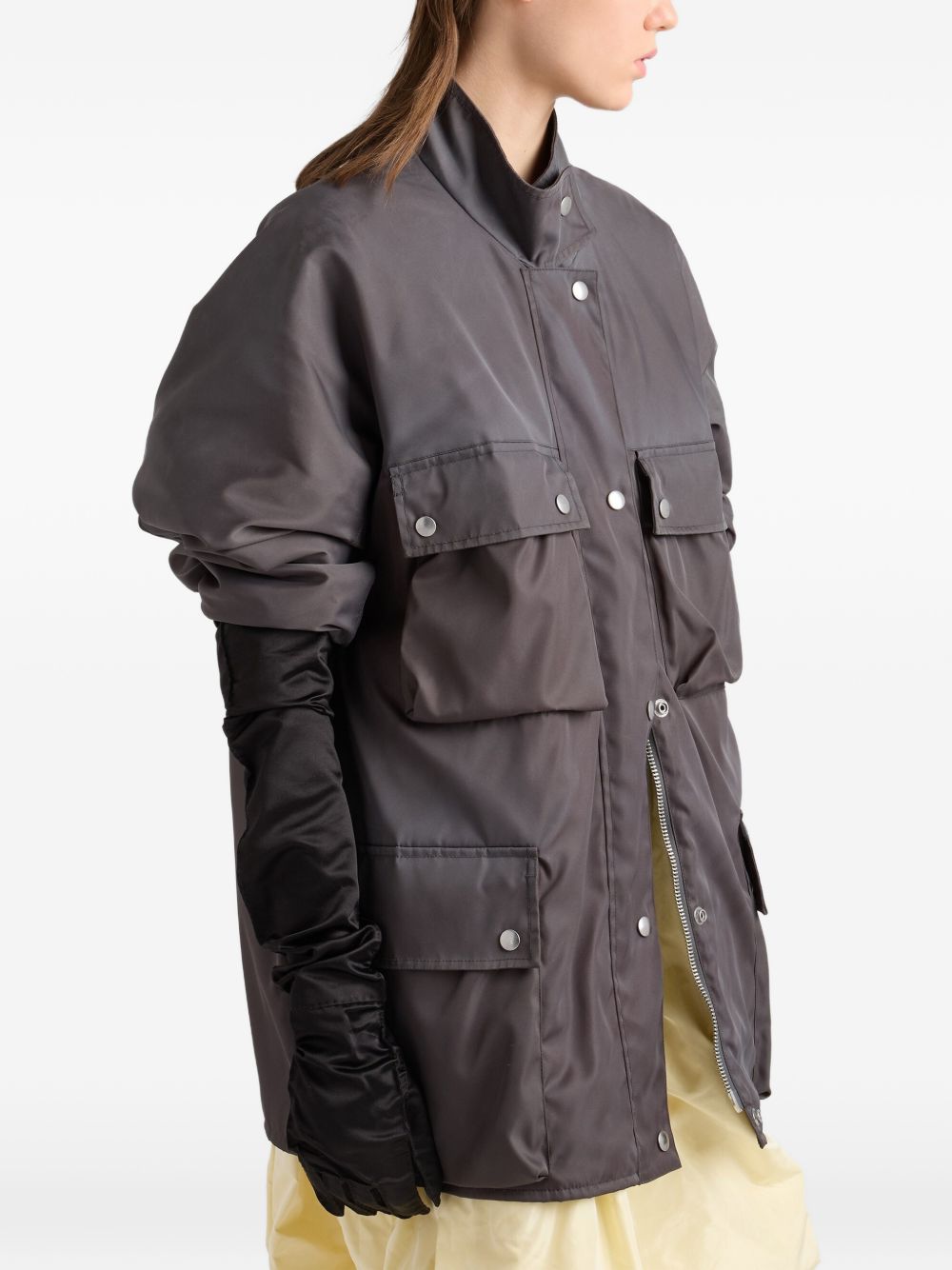 Washed re-nylon rain jacket 29236219YE S-OOOF0112 PRADA 