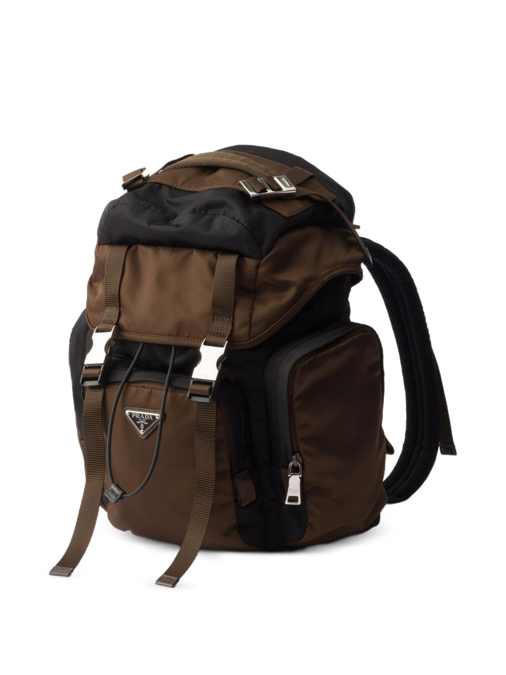 Re-Nylon and leather backpack 2VZ1212DMG VDOMF03MQ PRADA 
