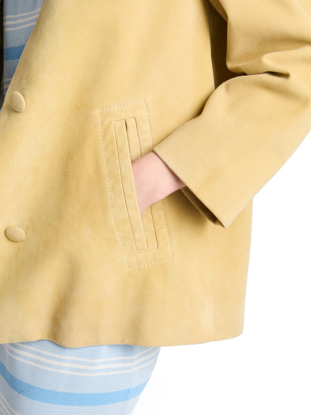 Suede caban jacket 56A233180Y S-OOOF0901 PRADA 
