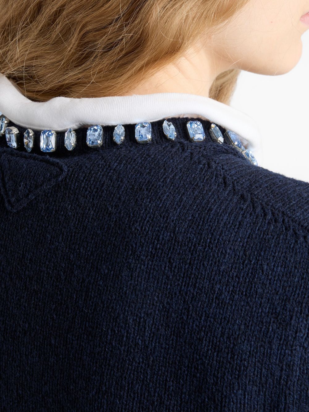 Wool and cashmere crew-neck sweater P24V2B18M6 S-OOOF0008 PRADA 