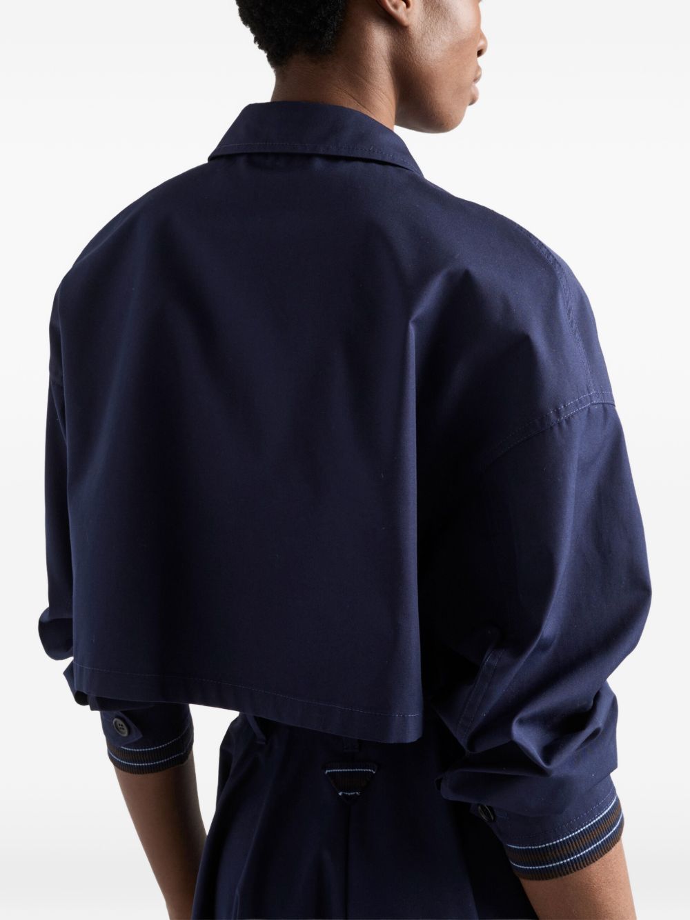 Poplin blouson jacket P536OG187P S-OOOF0008 PRADA 