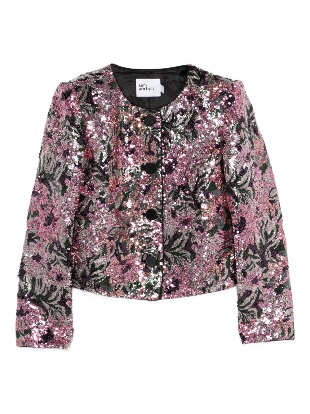 Floral Sequin Jacket 075JA MULTI SELF-PORTRAIT 