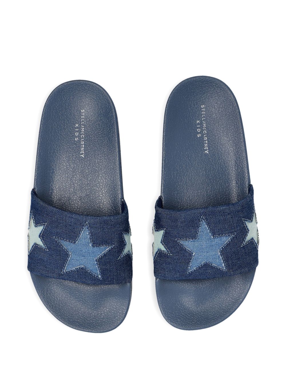Denim slides with stars<BR/> TY0C06 Z3624999 STELLA McCARTNEY KIDS 