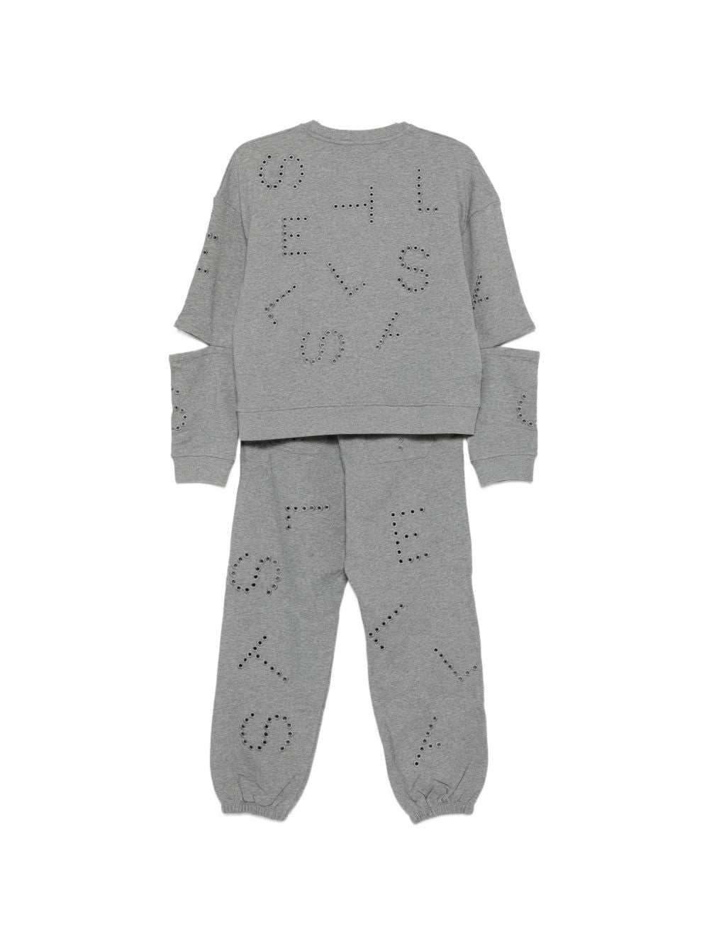 tracksuit with perforated logo TY3A60 Z3409808 STELLA McCARTNEY KIDS 