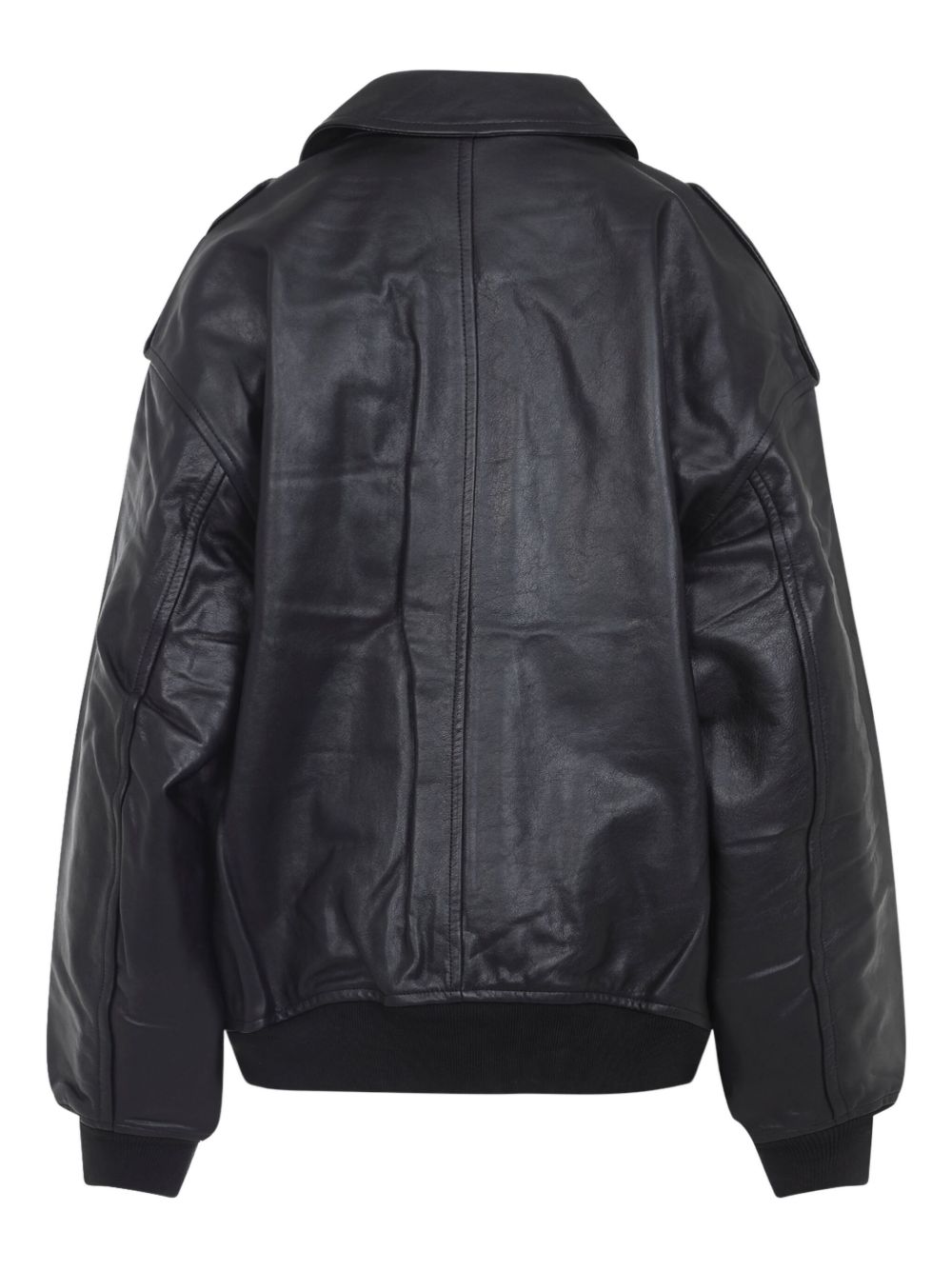 VIPER LEATHER JACKET JAFS043971000 BLACK THE FRANKIE SHOP 