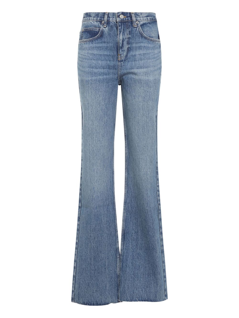Flared cotton jeans PAFS21112306 MEDIUM WASH THE FRANKIE SHOP 