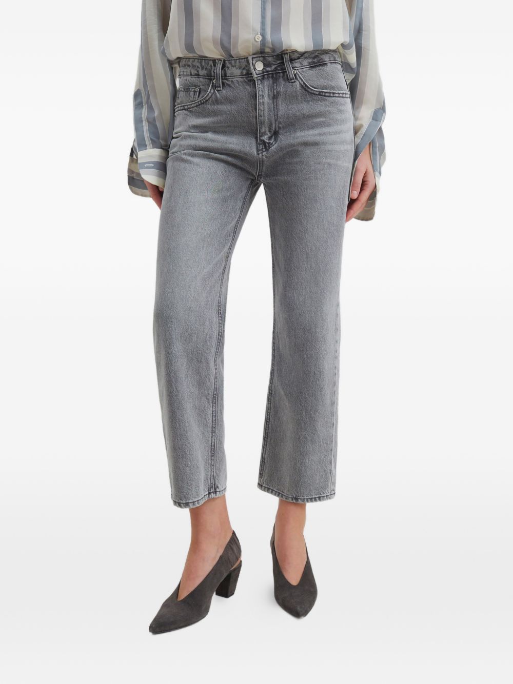 CIG STRAIGHT JEANS PAFS22041144 GREY WASH THE FRANKIE SHOP 