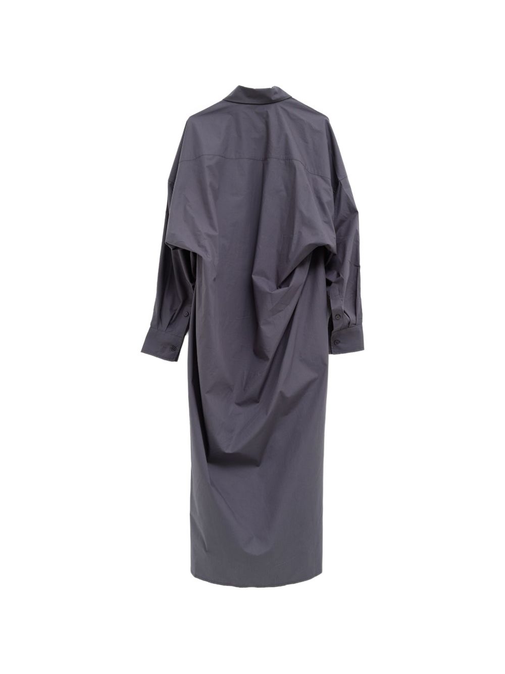 bloom organic cotton shirt dress SDFS22068128 CHARCOAL THE FRANKIE SHOP 