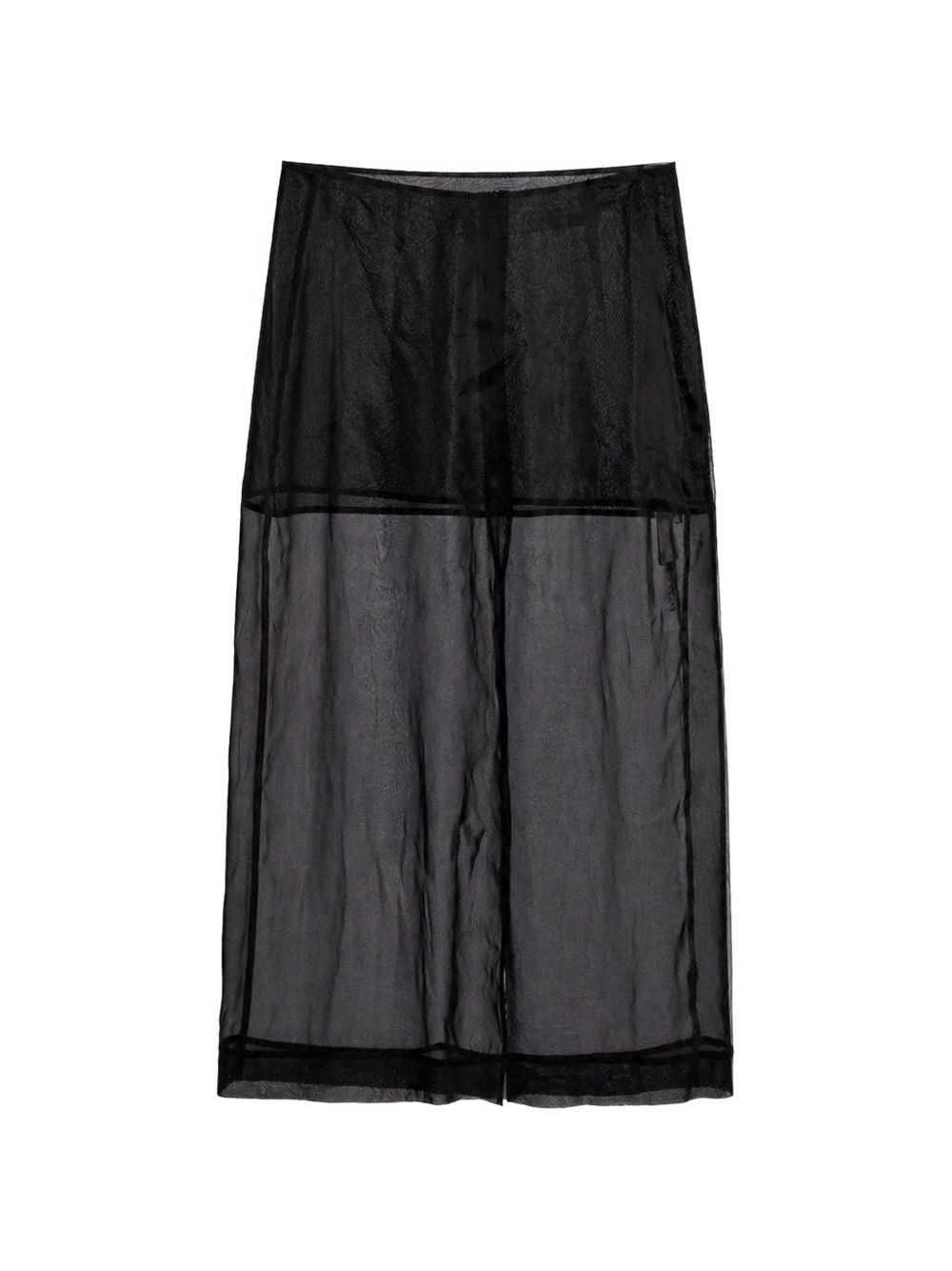 PERI SHEER MIDI SKIRT SKFS151371000 BLACK THE FRANKIE SHOP 