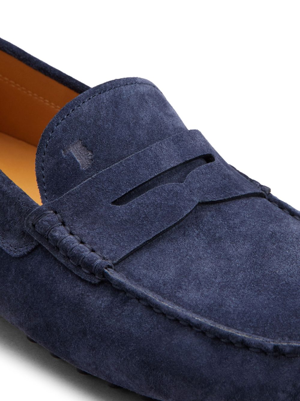 Suede Driving Loafers with Rubber Sole XXM22L00010RE0 U820 TOD'S 