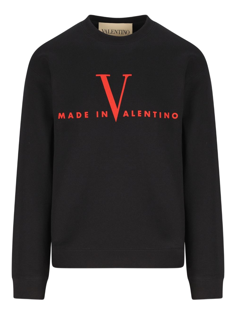 Sweatshirt With Made In Valentino Print 8V3MF28RBCU 0NR VALENTINO GARAVANI 