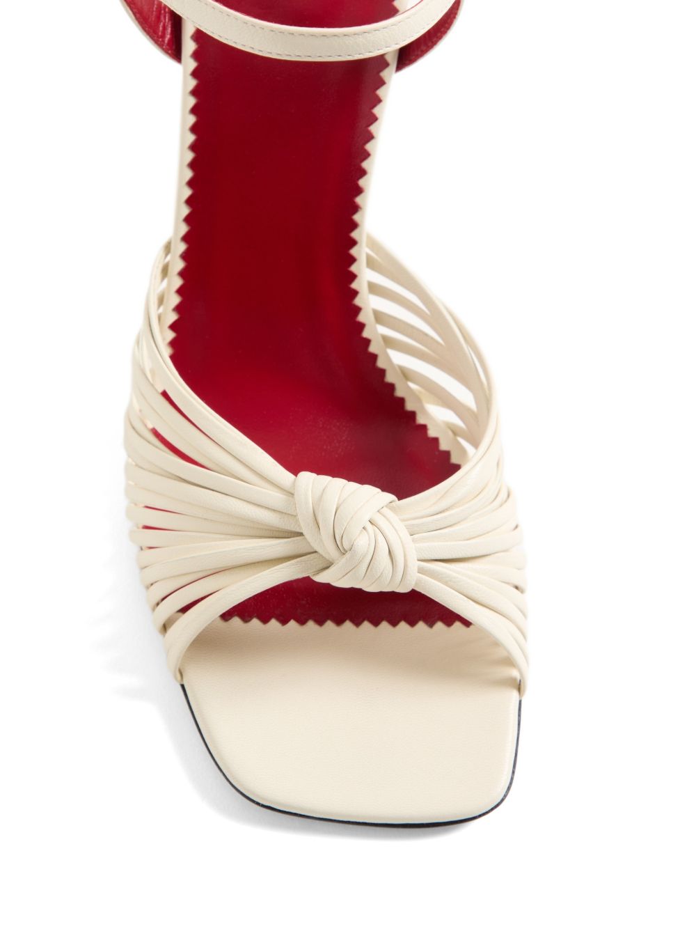 Annet leather sandals with metal VLogo 8W0S0PJ6ZIC 098 VALENTINO GARAVANI 