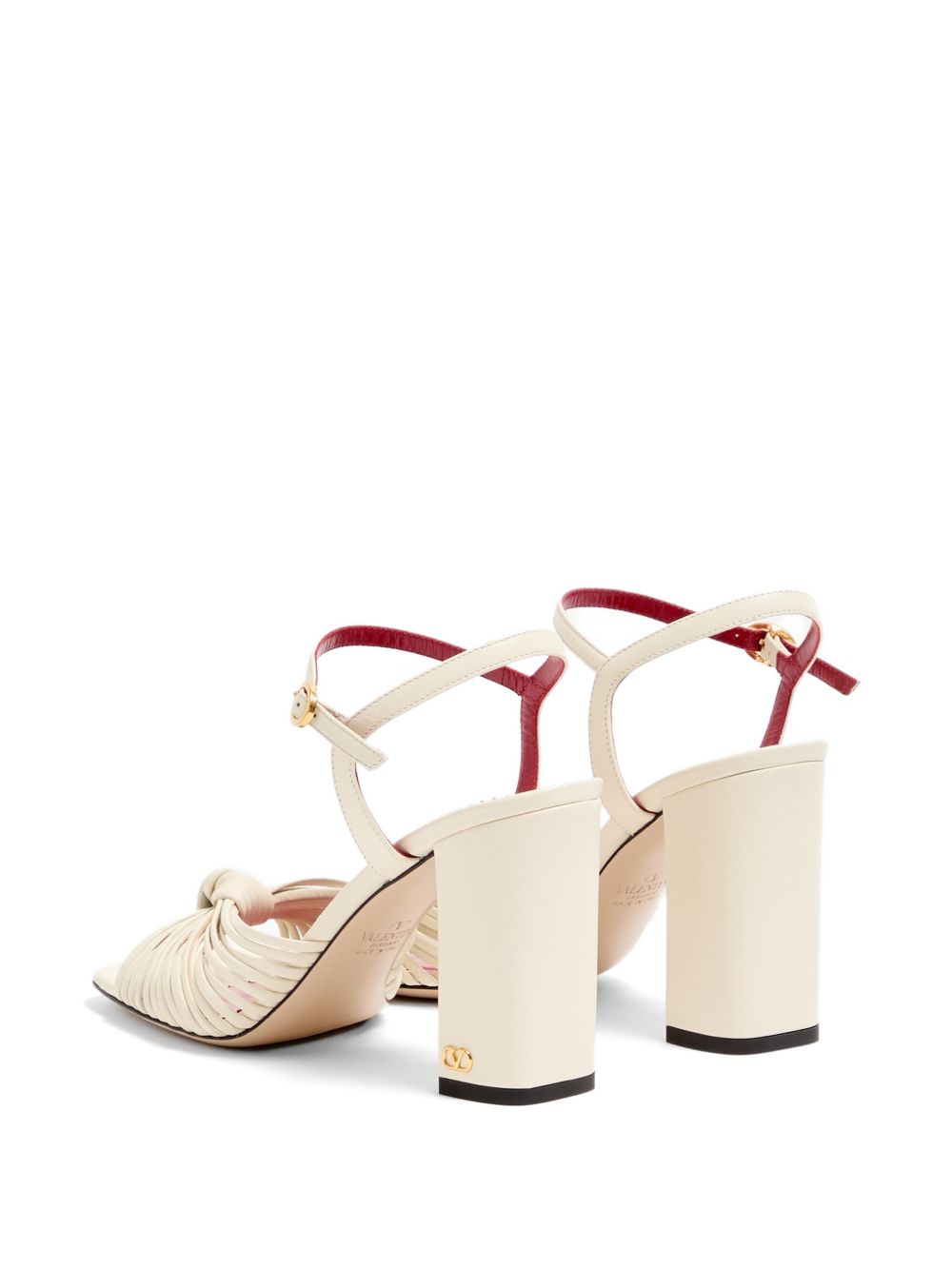 Annet leather sandals with metal VLogo 8W0S0PJ6ZIC 098 VALENTINO GARAVANI 