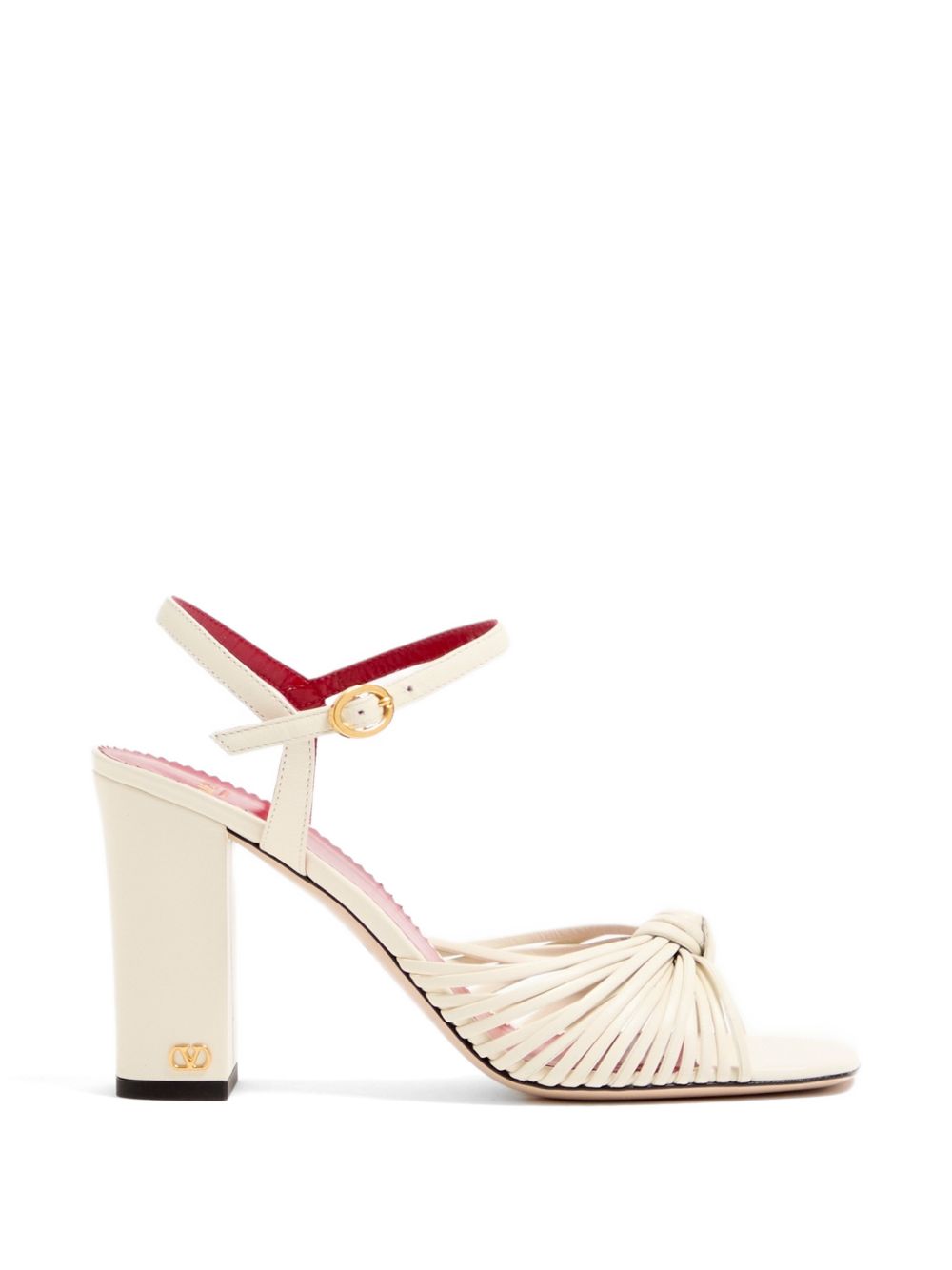 Annet leather sandals with metal VLogo 8W0S0PJ6ZIC 098 VALENTINO GARAVANI 