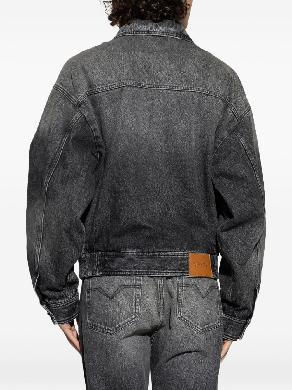 Denim blouson 1021754 1A160531D980 VERSACE 