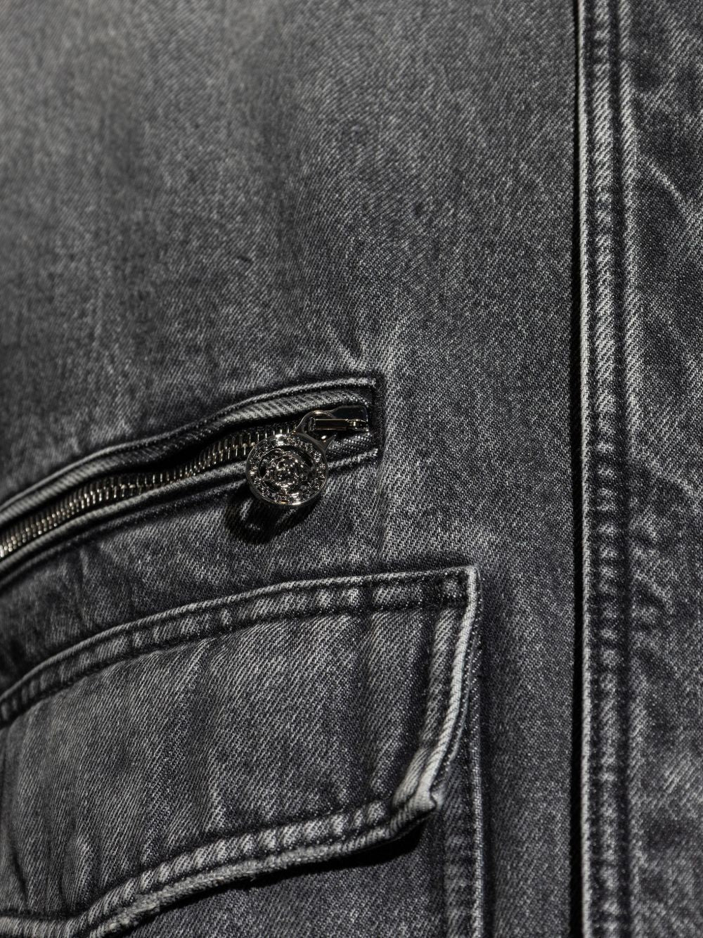 Denim blouson 1021754 1A160531D980 VERSACE 